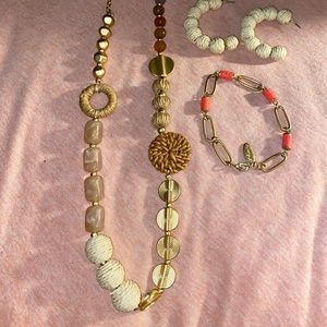 Plunder wicker jewelry lot